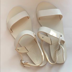 NWOT White Ancient Greek Sandals